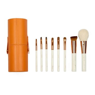 Galatea 葛拉蒂 金顏短柄系列 8支裝彩妝刷具組 橘色 便攜  1組
