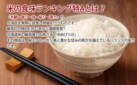 北海道 定期便 12ヵ月連続12回 令和5年産 ゆめぴりか 5kg×4袋 特A 精米 米 白米 ご飯 お米 ごはん 国産 ブランド米 肉料理 ギフト 常温 お取り寄せ 産地直送 送料無料