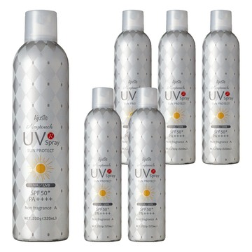 Ajuste 愛伽絲 高效防曬噴霧 SPF50+ PA++++ 無香料 防水防汗  6瓶  320ml