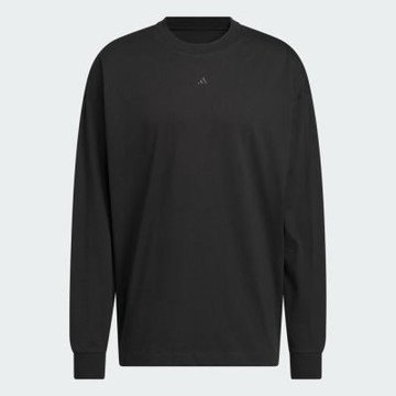 Adidas 愛迪達 Adidas Ls Tee KB7554 男女 長袖上衣 休閒長袖 黑 情侶裝