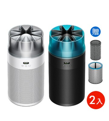 【多入採購2入超值組合】Dyson HushJet™ Purifier Compact 噴射氣流空氣清淨機 HJ10 (銀白色)