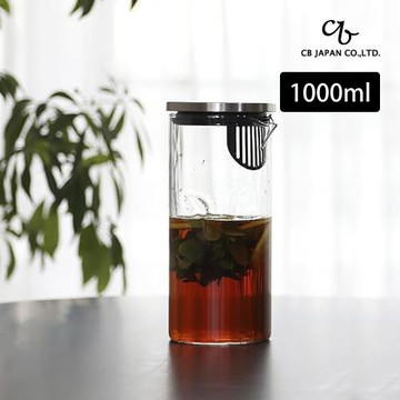 【太曼妮】CB JAPAN LOG金屬蓋玻璃水壺-1.0L(3037)