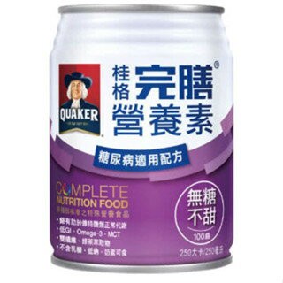 【一箱送2罐(50鉻)】桂格完膳營養素 100鉻 糖尿病無糖配方 250mlx24罐/箱【美十樂藥妝保健】