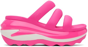 Crocs 粉色 Mega Crush Triple Strap 凉鞋