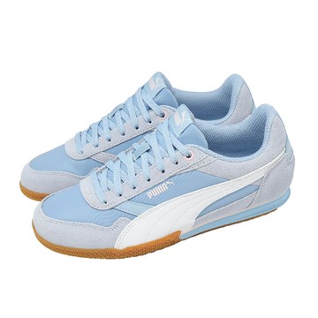 休閒鞋 Bella Donna Nylon 女鞋 藍 白 麂皮 復古 膠底 403554-04