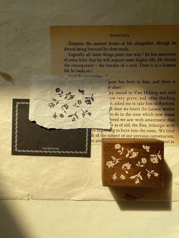 花布 / 染木印章