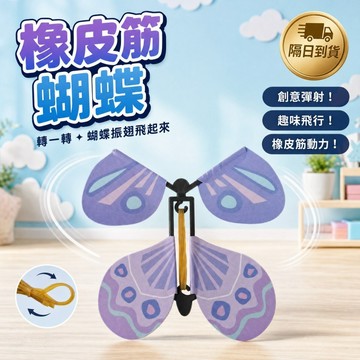 滿額299贈玩具🎁橡皮筋蝴蝶玩具】趣味飛行 創意彈射 輕鬆發射 手眼協調 小孩最愛 兒童節禮物 暑假玩具