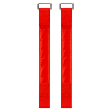 DIBOTE 迪伯特 運動休閒LED發光束帶  紅色  2個  29 x 2.5cm