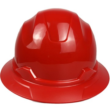 快速出貨/工地安全帽 夏季防曬遮陽大帽沿安全帽工地專用透氣防護頭盔建筑寬邊大帽檐