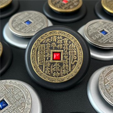 小眾個性山鬼金屬蓋面Magsafe磁吸氣囊手機支架可折疊伸縮指環扣