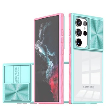 推窗鏡頭保護 手機殼 適用於 三星 S24 S23 S22 Ultra A73 A54 A14 A53 A13 保護殻