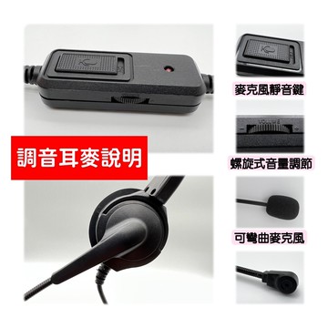 Yealink T31P IP Phone 話機專用 雙耳耳機麥克風 含調音靜音
