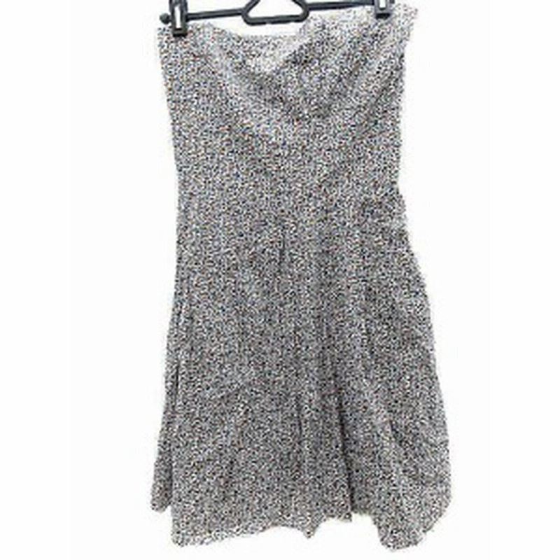 中古 ドレステリア Dressterior ワンピース ミニ フレア ベアトップ 花柄 青 ブルー o12 レディース 通販 Lineポイント最大1 0 Get Lineショッピング