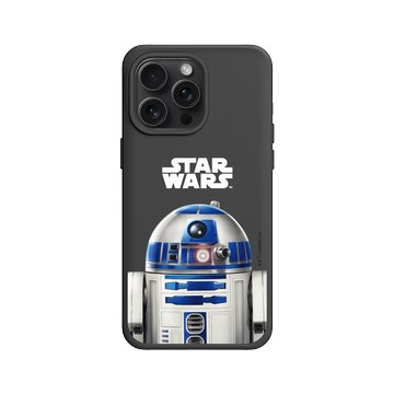 iPhone 15 Pro Max SolidX 黑 - 迪士尼-星際大戰 Star Wars - R2-D2-復古系列