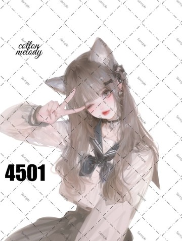 original sticker no.4501 人物貼紙 原創貼紙 原創人物貼紙 裝飾貼紙 cotton melody