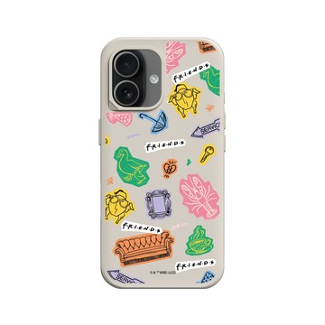 iPhone 17 SolidX 貝殼灰 - Friends - 六人行拼貼