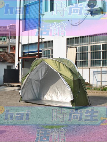 免運 可開發票 新款野營帳篷,保暖帳篷騎行自行車帳篷,儲物室帳篷單車棚單兵帳篷