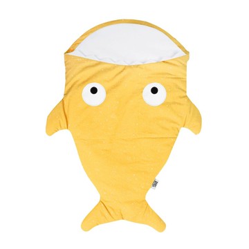 【Baby Bites 鯊魚咬一口】純棉嬰幼兒多功能睡袋 - 星空鵝蛋黃(輕量版)