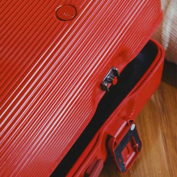 ITO｜PISTACHIO STRIPED 好運箱行李箱 20寸 開運紅抗菌裡布