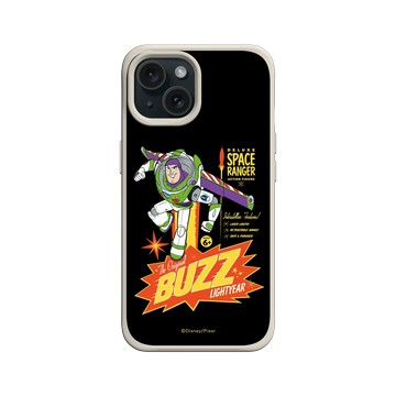 iPhone 15 SolidX 貝殼灰 - 迪士尼-玩具總動員 Toy Story - Space Ranger 巴斯光年