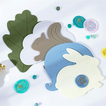 居家矽膠杯墊 隔熱杯墊 耐熱 防水 杯托 茶托 鍋墊 火漆墊 蠟粒墊 廚房小物【BlueCat】【JH1475】