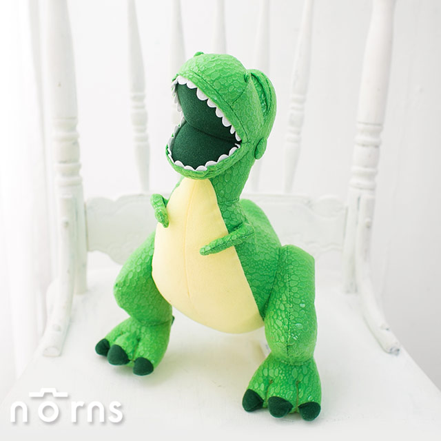 【抱抱龍站姿玩偶 12吋】Norns 綠色恐龍Rex 亮皮娃娃 迪士尼 正版授權 玩具總動員 皮克斯 可愛禮物