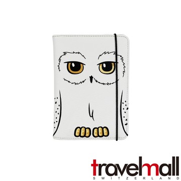 Travelmall 哈利波特PU皮革錢包護照套(Hedwig)