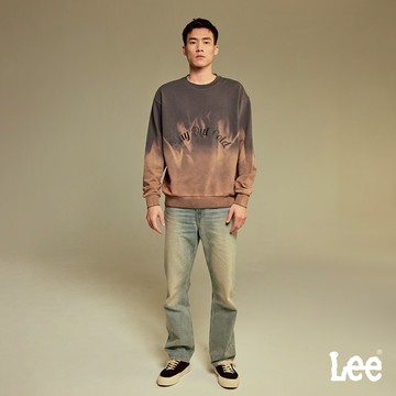 Lee 753 中腰舒適直筒牛仔褲 男 淺藍洗水 LB417093130