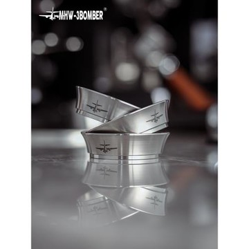 MHW-3BOMBER轟炸機意式咖啡機51/58mm不銹鋼接粉環 防飛粉 定量環