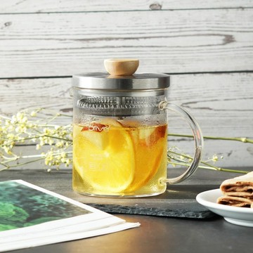 高密度濾網、輕鬆泡好茶丨Driver 冷熱兩用泡茶壺-400ml