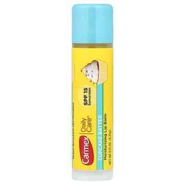 Carmex, 日常護理®，潤唇膏，SPF 15，紙杯蛋糕面糊，0.15 盎司（4.25 克）