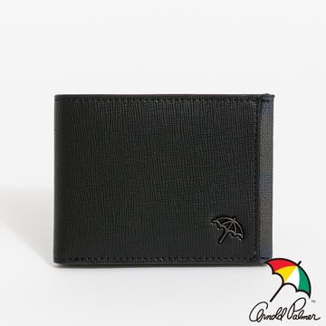 Arnold Palmer - 基本短夾  Shadow check系列 - 黑色