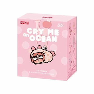 POPMART 泡泡瑪特 CRYBABY 淚流成海系列 三合一可拆卸掛繩 哭娃 正版 公仔 玩具 盲盒
