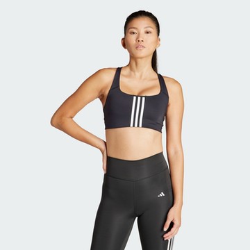 【adidas 愛迪達】 3-STRIPES 運動內衣 吸濕排汗 女 IQ3369