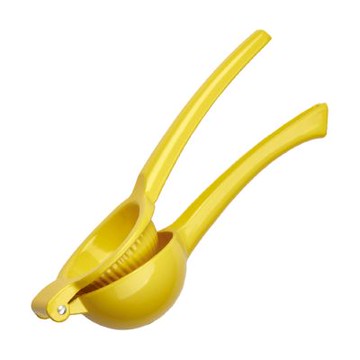 《GHIDINI》琺瑯手壓式榨汁器-黃-- 手壓榨汁器 榨汁機