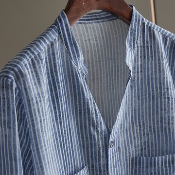 外貿出口大牌女裝尾單清倉原單撤柜尾貨剪標寬松顯瘦條紋襯衫