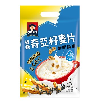 桂格奇亞籽麥片-特濃鮮奶減糖280g