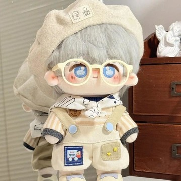 臺灣出貨 20cm娃衣 20公分棉花娃娃衣服 帥氣娃娃揹帶褲衣服裝 玩偶公仔可愛套裝 娃娃配件 娃娃配飾 娃衣