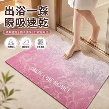 台灣出貨 矽藻土軟地墊 珪藻土吸水墊 硅藻泥地墊 廁所地墊 浴室地墊 浴室腳踏墊 浴室門墊 速乾耐髒 腳墊 玄關地墊