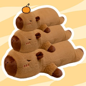 【COZY PLUS+】長條卡皮巴拉抱枕沙發靠墊【CP0134】APR02｜1色2碼 現貨+預購