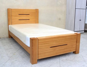 歐風別館米堤3.5尺單人全實木床架基隆至台中免運費