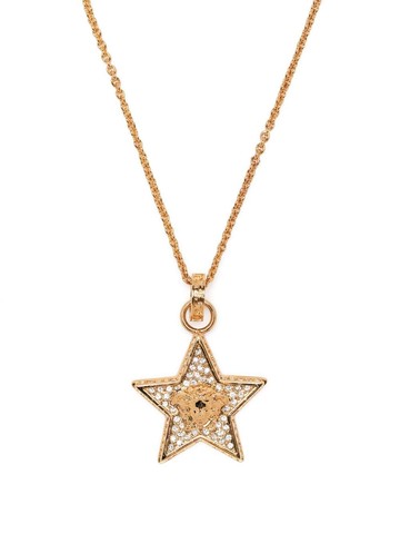 Versace - Medusa pendant necklace - women - Brass - One Size - Gold