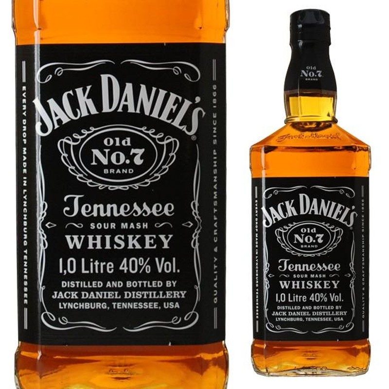 ジャックダニエル ブラック 40度 正規品 1L 1000ml あす楽対応 [Jack