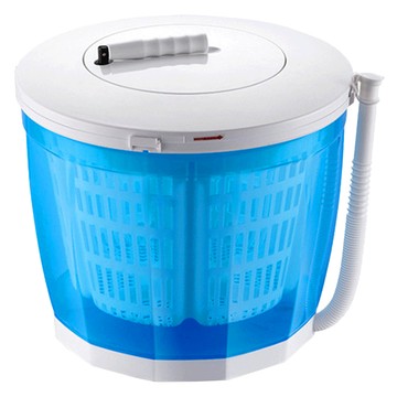 便攜手搖小型脫水洗衣機  白色/藍色  ZF2038