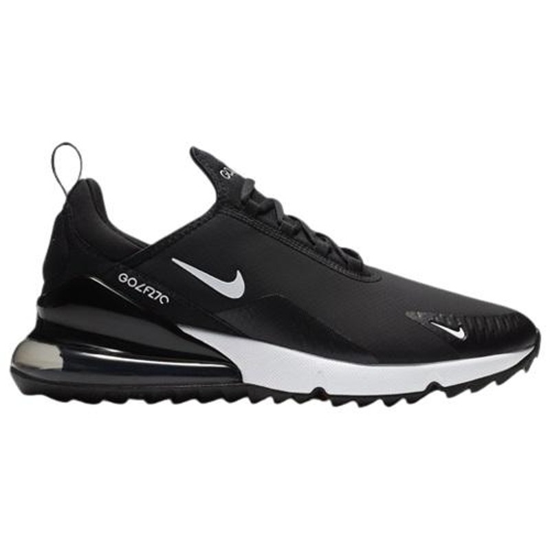 ナイキ メンズ ゴルフ シューズ Nike Air Max 270 Golf Shoes - Black