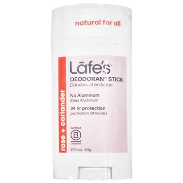 Lafes 純自然體香膏 粉緻乾爽 64g 天然玫瑰芫荽精華 長效清新 不含鋁鹽  1件