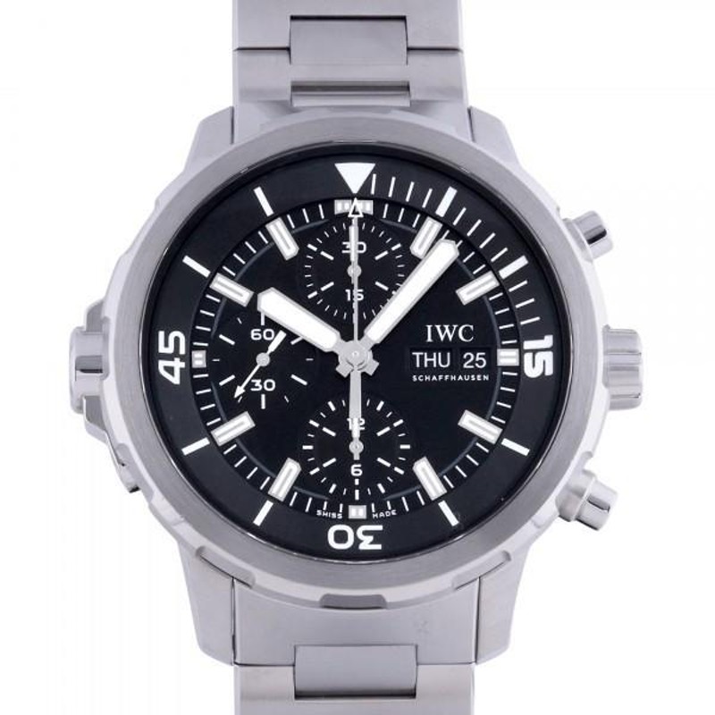 【IWC SCHAFFHAUSEN】IWC アクアタイマー クロノグラフ デイデイト IW376804 自動巻き メンズ 【2210】