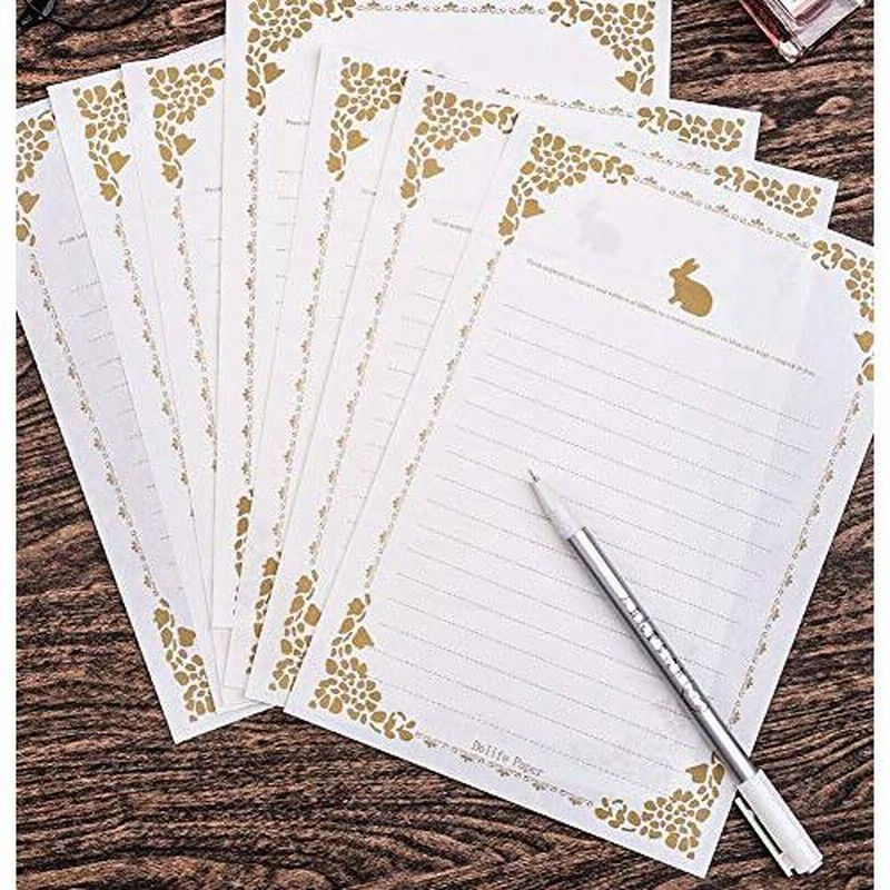 Tricolor 便箋 便せん 80枚 きれいな手紙が書ける うさぎ 封筒用紙 お祝い 挨拶 ラブレター お見舞い お礼状用 ホワイト 便箋80枚 通販 Lineポイント最大0 5 Get Lineショッピング