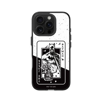 iPhone 16 Pro Clear 酷墨灰 - Batman 蝙蝠俠 - 撲克牌