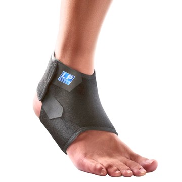 LP SUPPORT 跟腱開放可調式護踝  S  黑色  1個